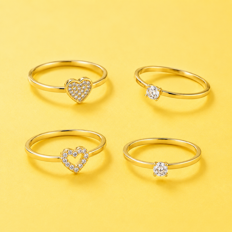 Buy Yamiluxe present Combo ring for party wear and functional wear