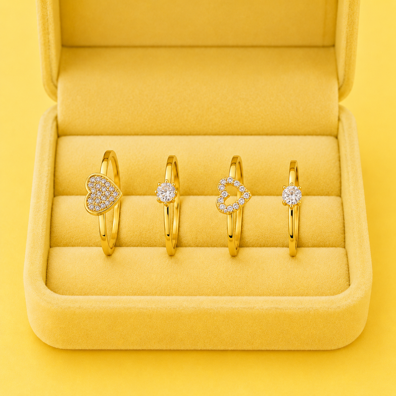 Buy Yamiluxe present Combo ring for party wear and functional wear