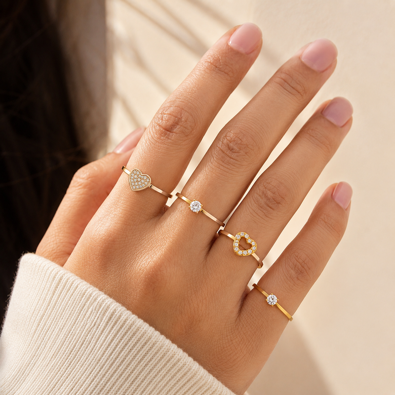 Buy Yamiluxe present Combo ring for party wear and functional wear