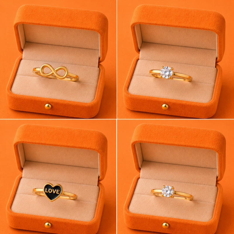 Cute & Elegant Gold Rings for Girls and women