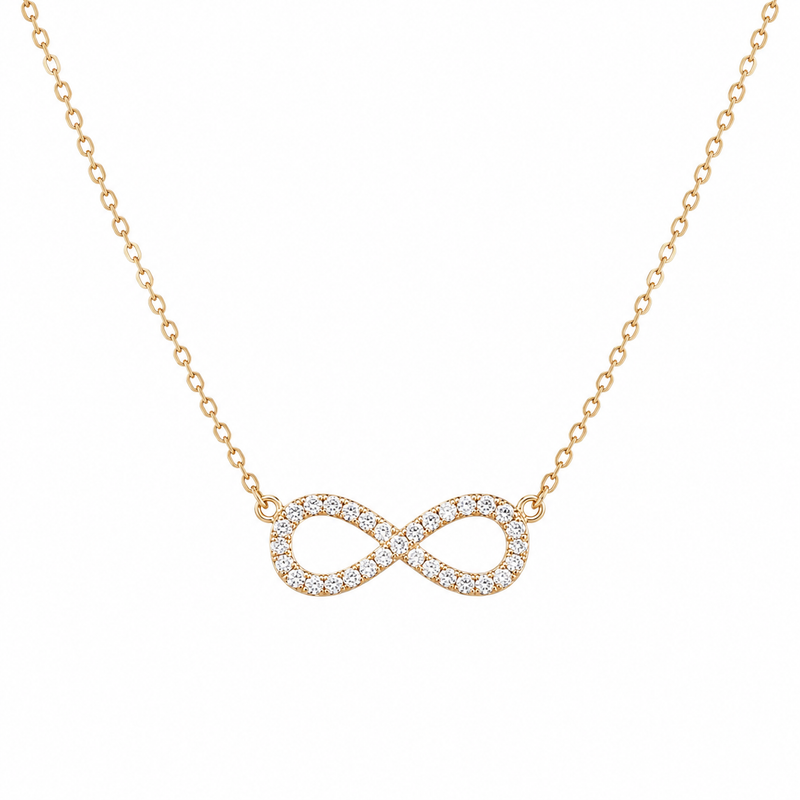 Buy Trending infinite Pattern Chain Pendant for women
