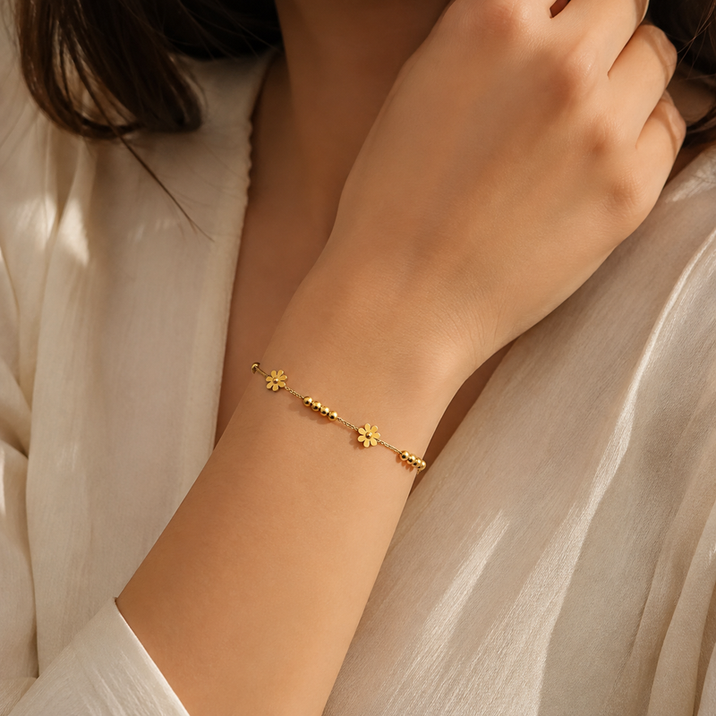 Buy Latest Trending Multi flower Pattern Bracelet for women