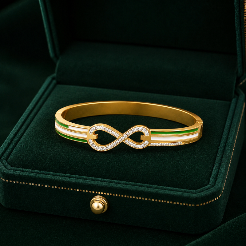 Buy Trending Infinity pattern Solid Bracelet for women