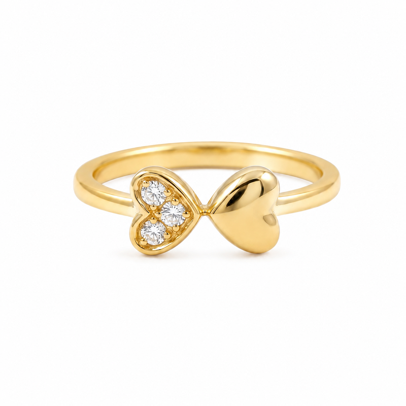 Buy Due Heart Trending Ring for women