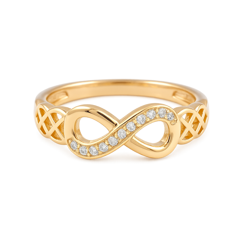 Yamiluxe present Classic Infinity Knot Ring