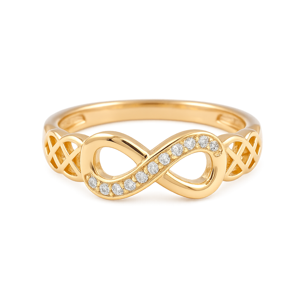 Yamiluxe present Classic Infinity Knot Ring