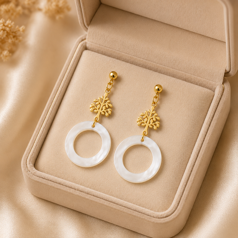 Buy Trending Round pattern Earring Wear on function for women