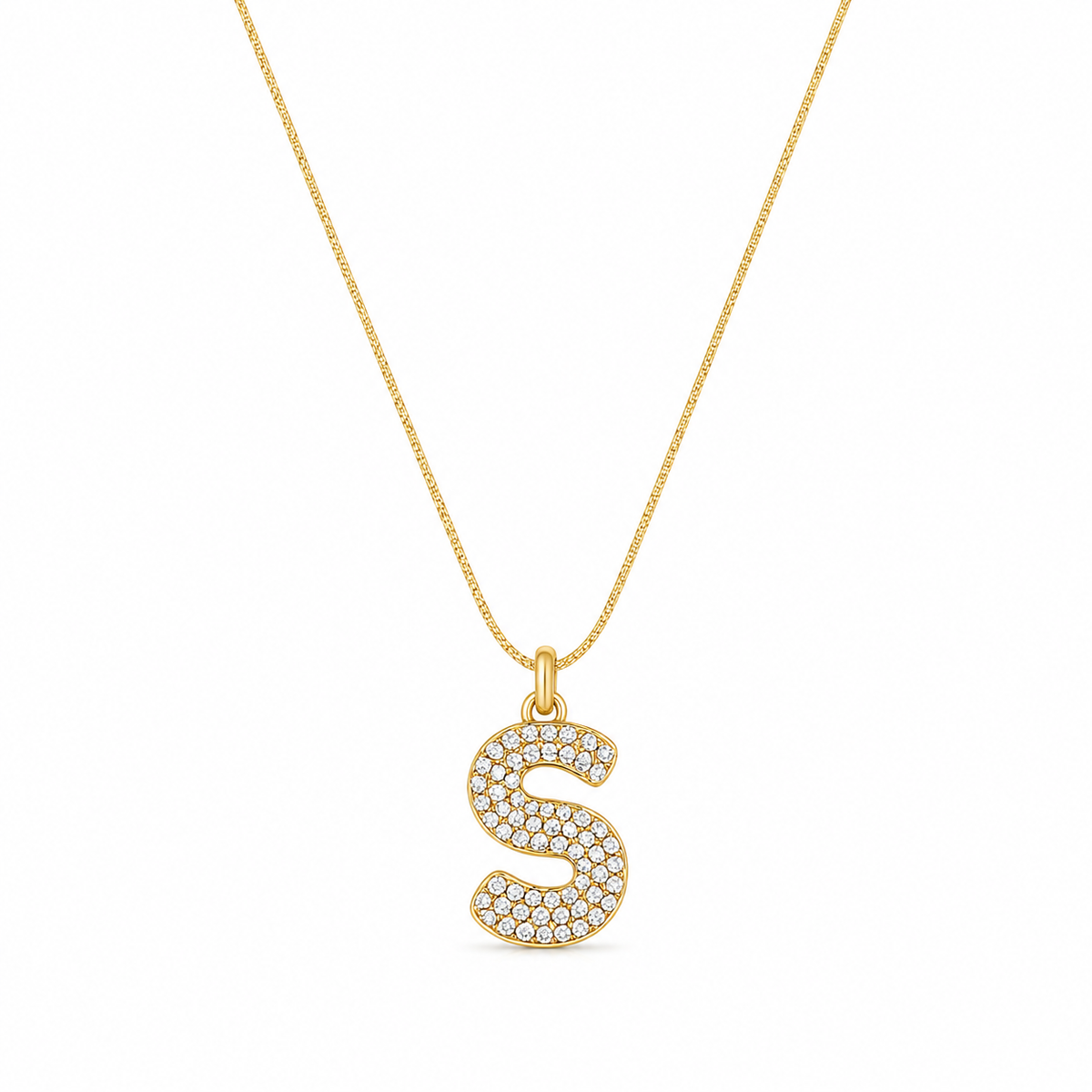 Buy Designer Alphabetic Chain Pendant for girl