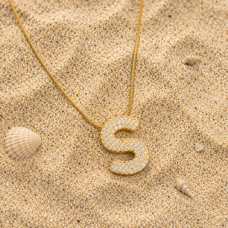 Buy Designer Alphabetic Chain Pendant for girl