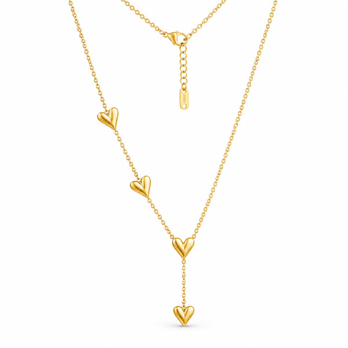 Yamiluxe Sweetheart Cascade Necklace for Women