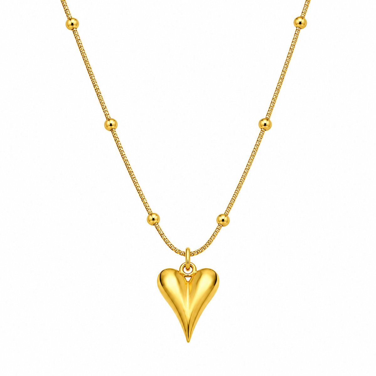 Elegant Heart Shaped Pendant Necklace for Women