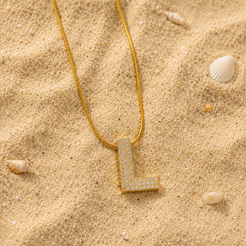 Buy Trending pattern Alphabetic Chain Pendant