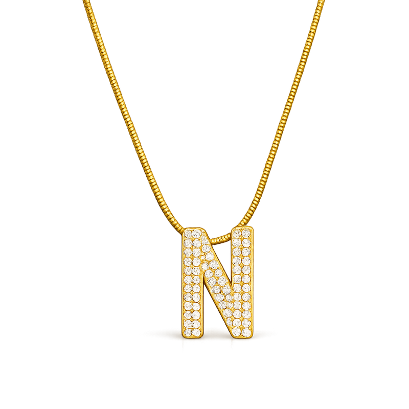 Buy latest Alphabetic pattern Chain Pendant For girl
