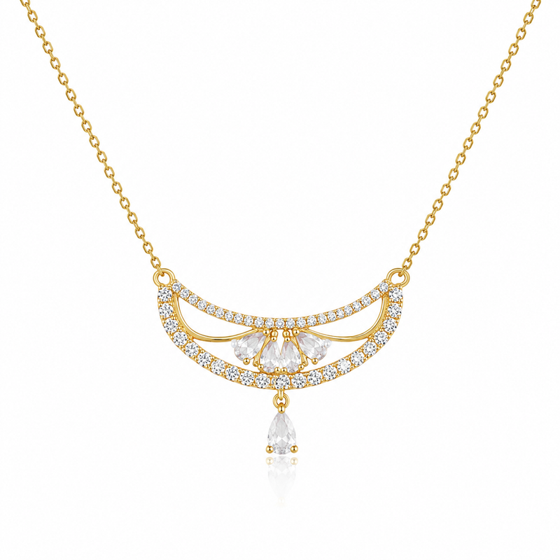 Buy Designer Diamond Pattern Chain Pendant For Women