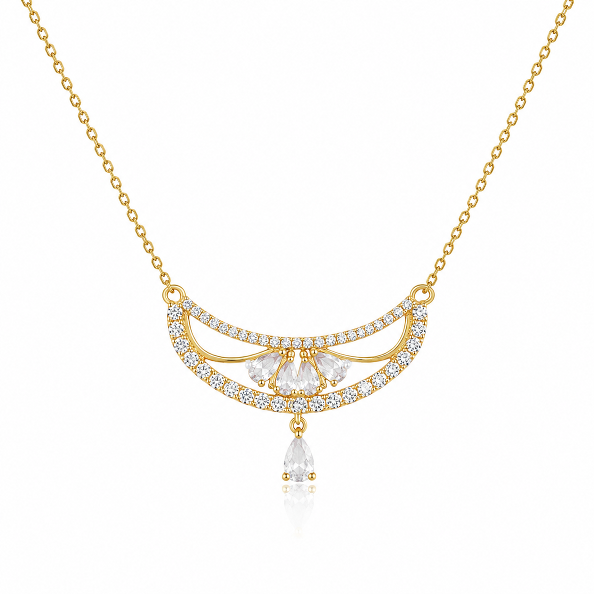Buy Designer Diamond Pattern Chain Pendant For Women