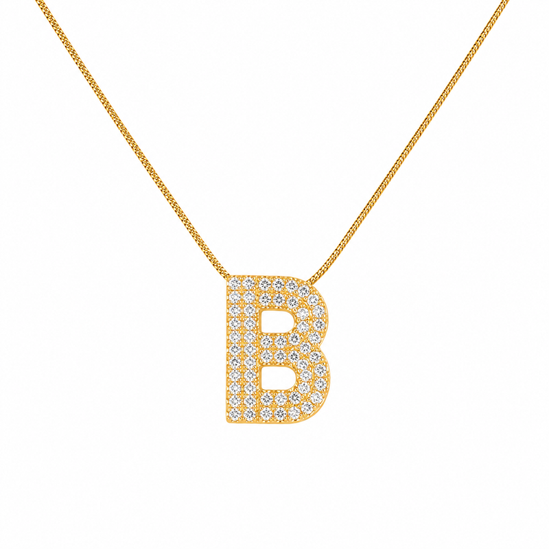 Buy latest Designer Alphabetic Chain Pendant For Women