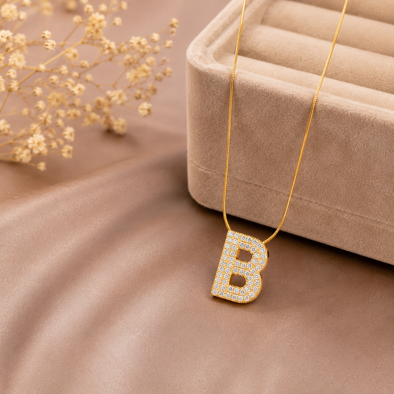 Buy latest Designer Alphabetic Chain Pendant For Women