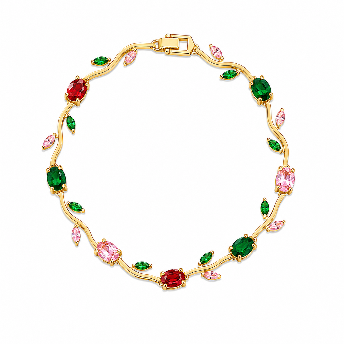 Buy Latest Trending Multi color Tulip Pattern Bracelet For Women
