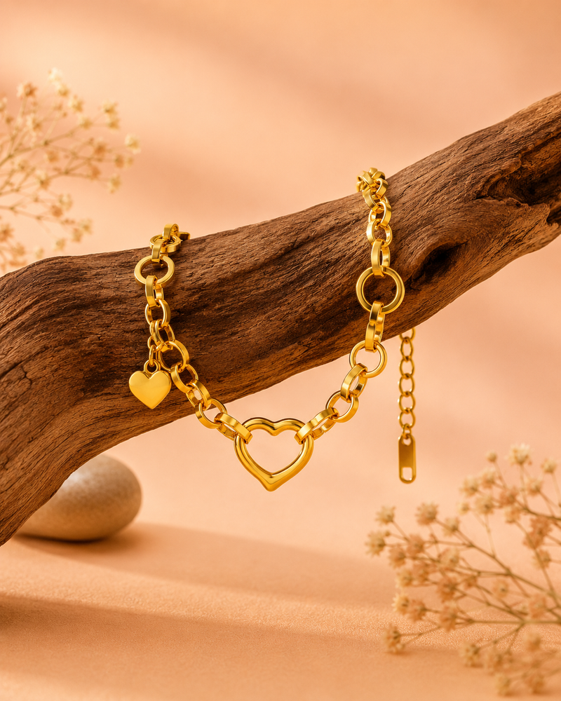 Buy latest Trending Heart pattern Bracelet for women