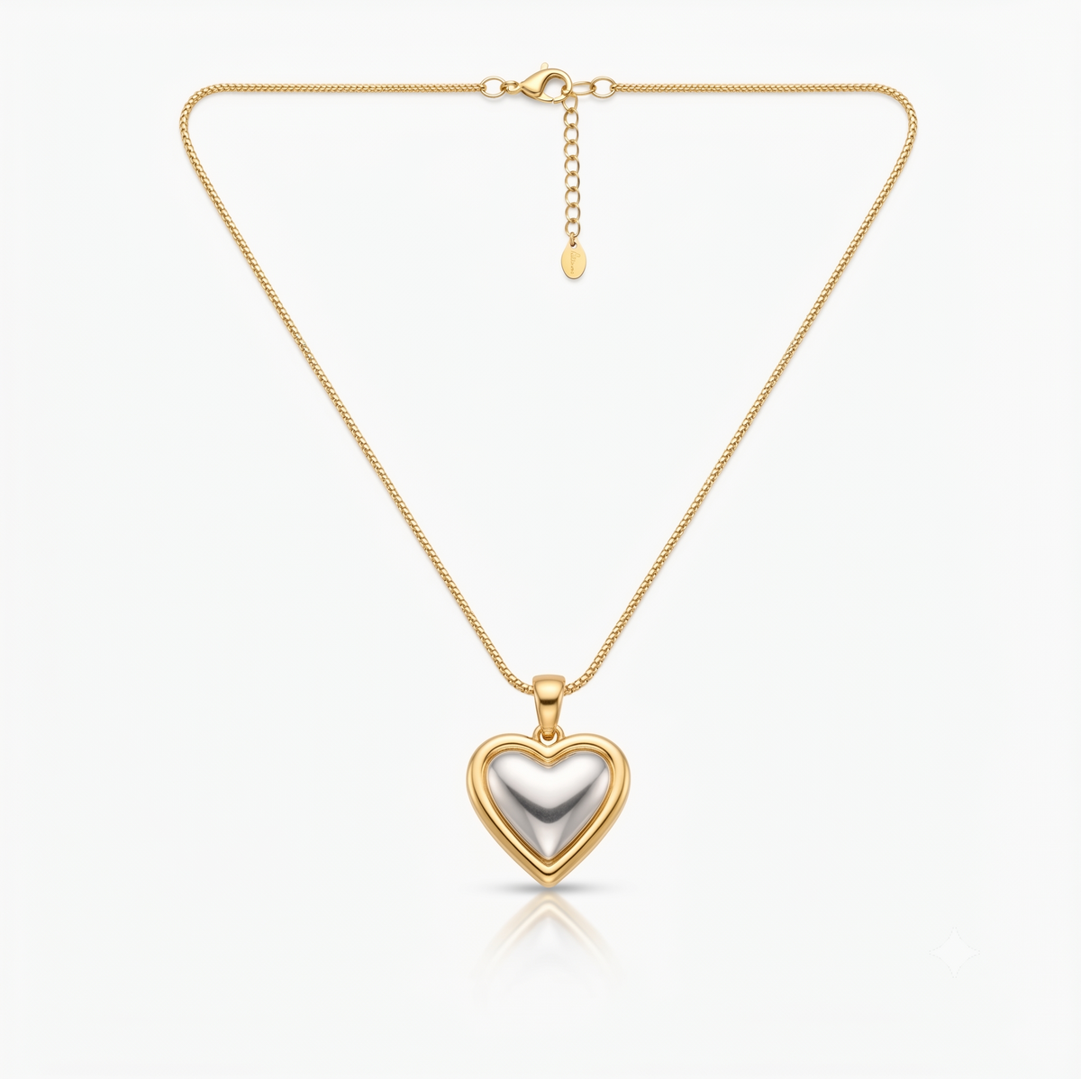 Buy Heart Stone pattern Chain pendant for Women