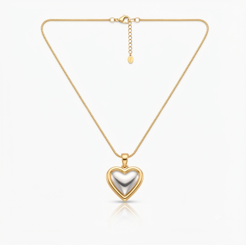 Buy Heart Stone pattern Chain pendant for Women