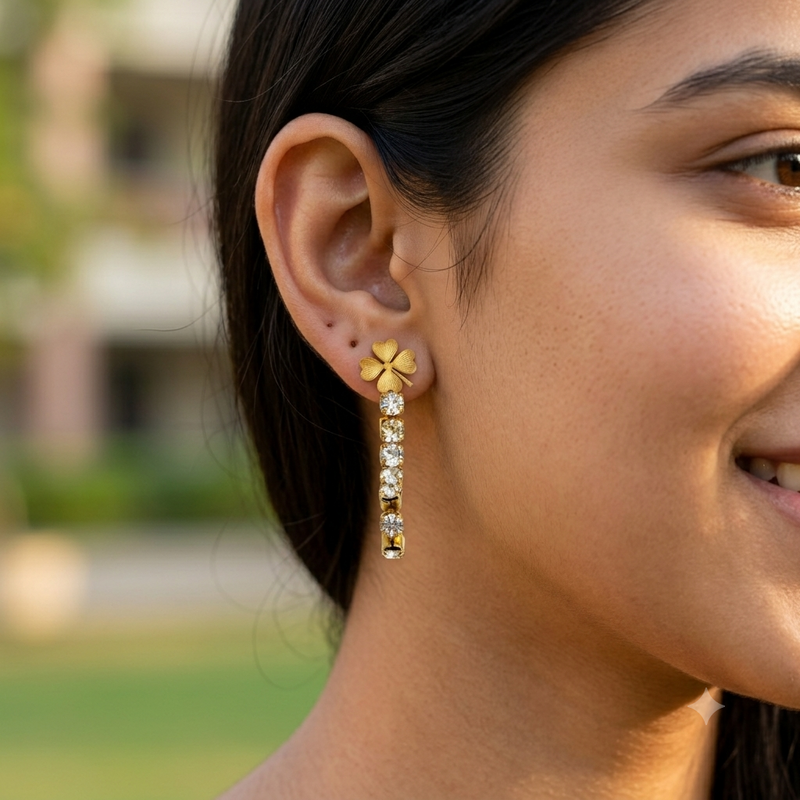 Buy Designer Flower pattern earring for women