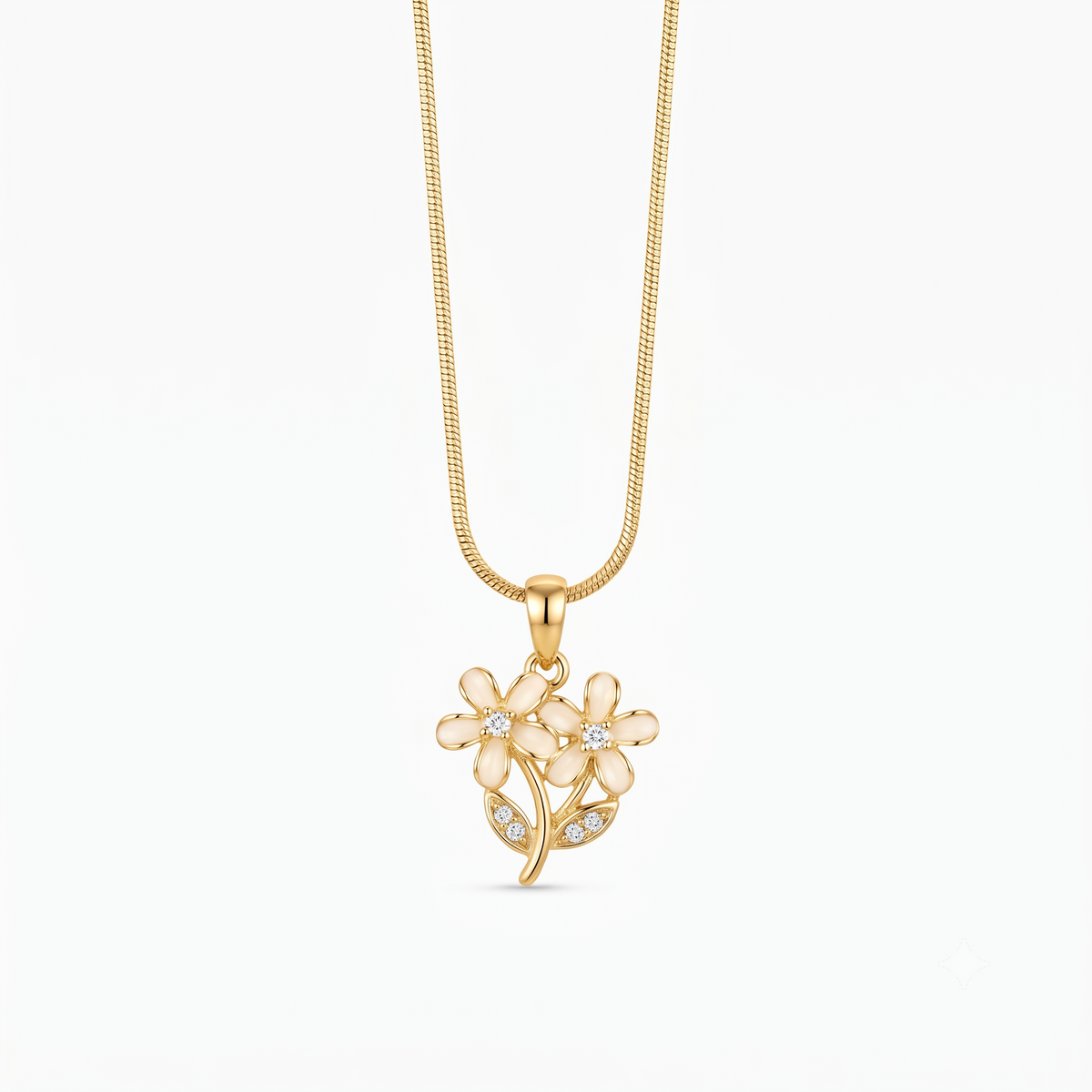 Buy Designer Flower Pattern Chain pendant For women
