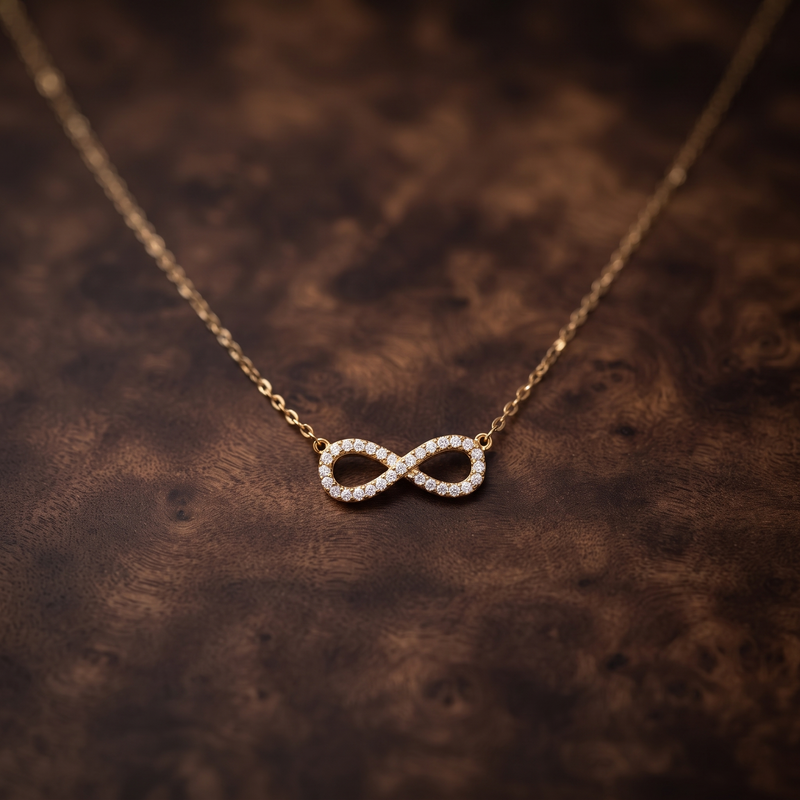 Buy Trending infinite Pattern Chain Pendant for women
