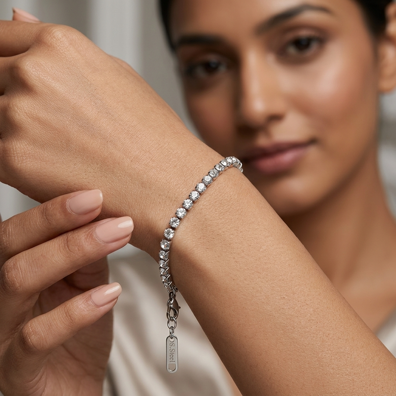 Trending Classy Diamond Tennis Bracelet
