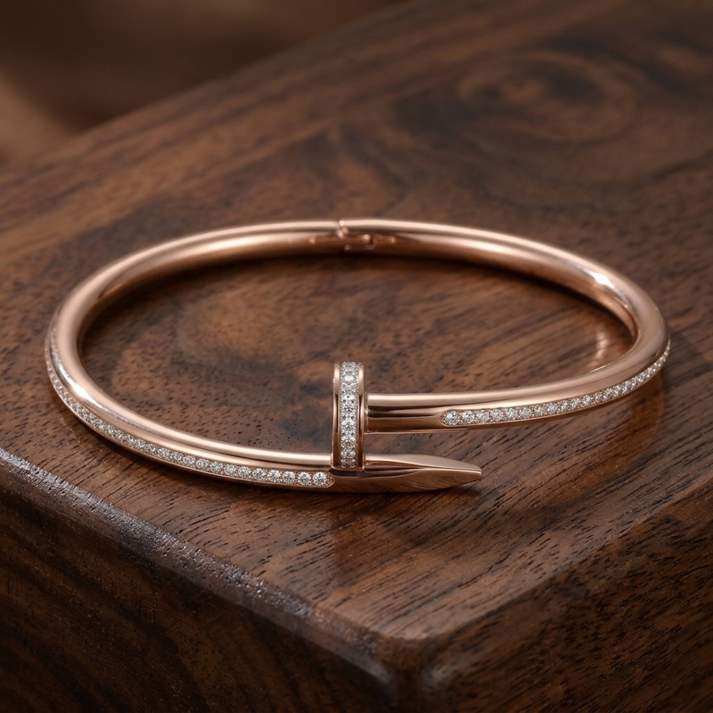Buy Latest Trending Screw Pattern Solid bracelet for women