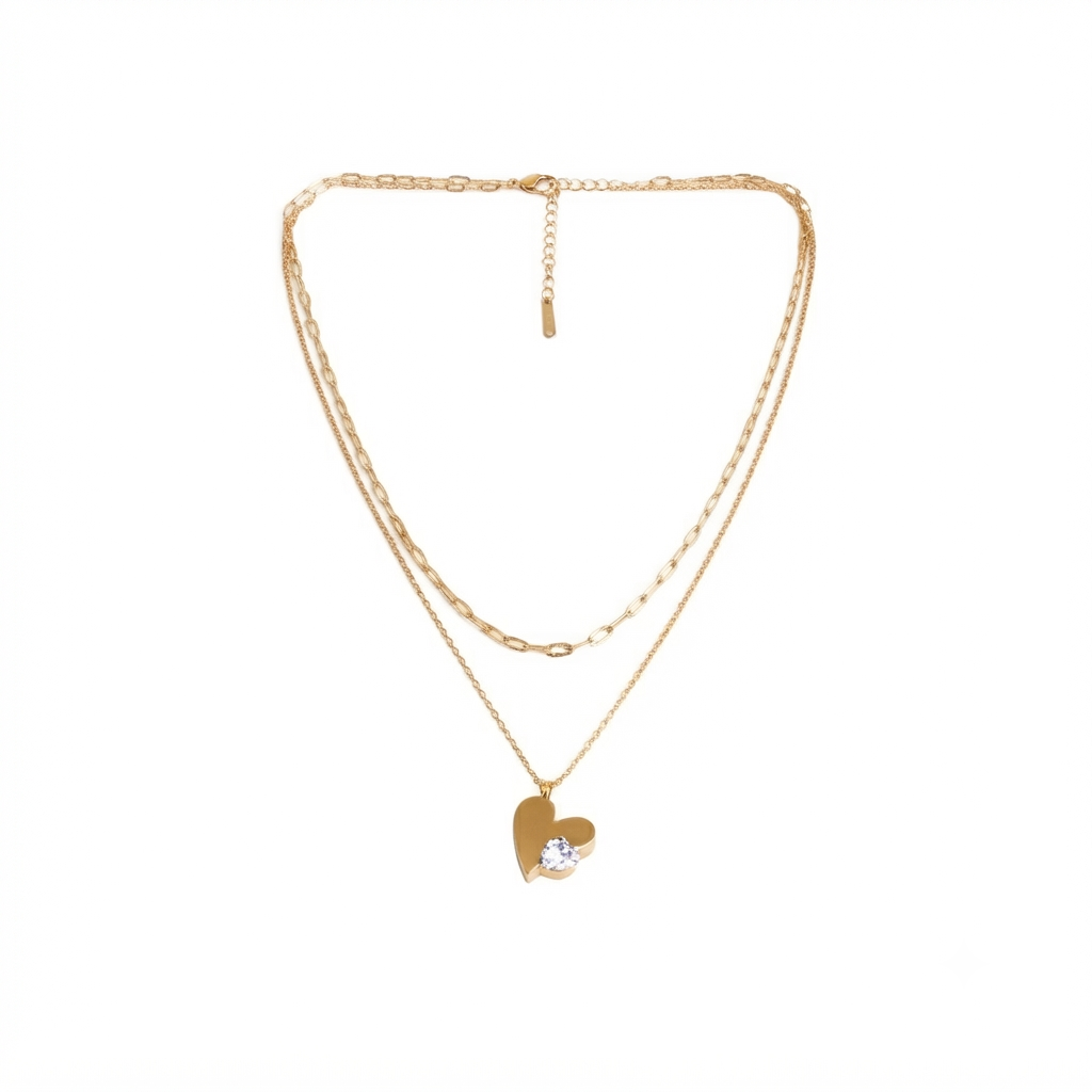 Buy Heart pattern Chain Pendant For Girl