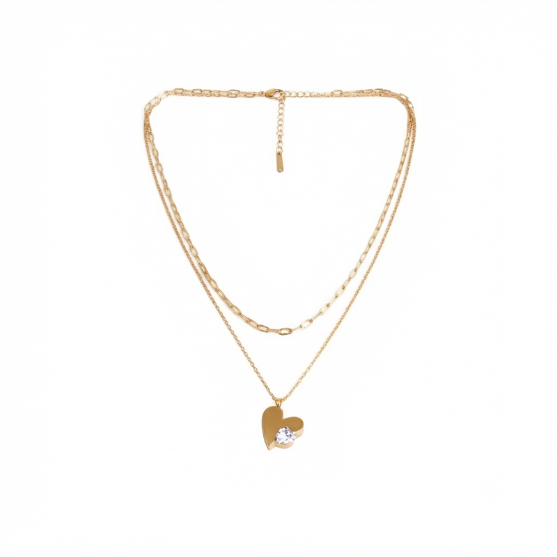 Buy Heart pattern Chain Pendant For Girl