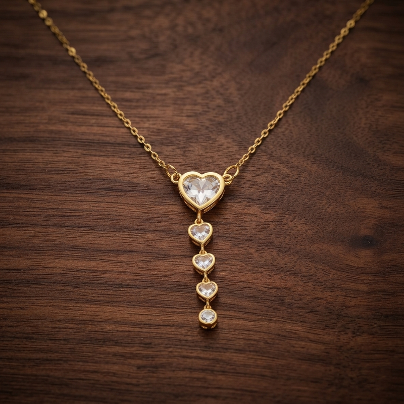 Buy Trending Pattern Heart Chain pendant for women or girl