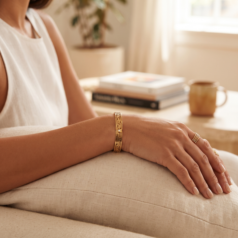 Buy Trending Pattern Solid bracelet for women for wedding wear