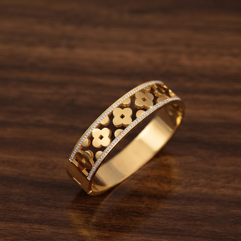 Buy Trending flower Pattern Solid bracelet for women or girl
