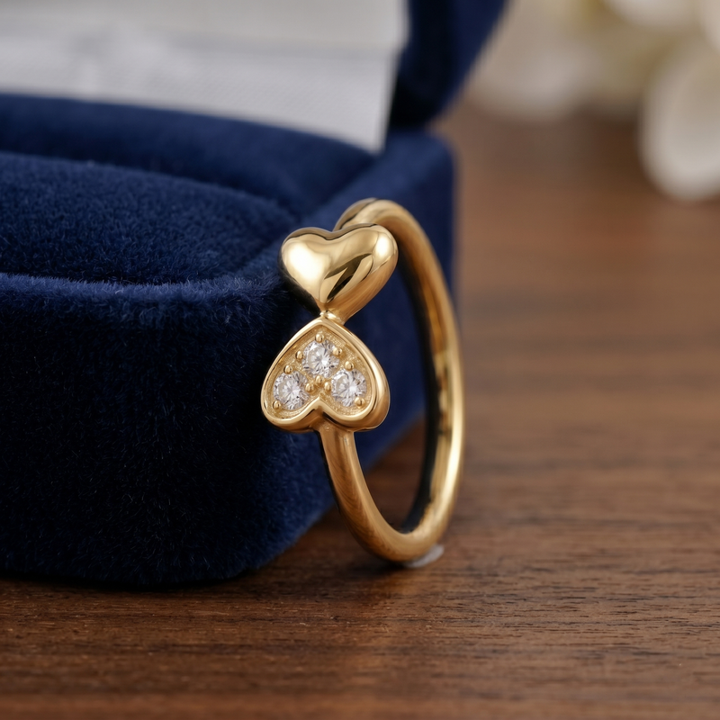Buy Due Heart Trending Ring for women