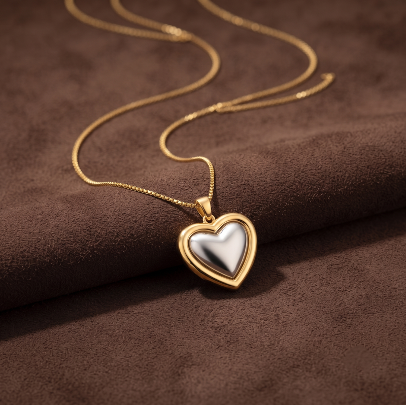 Buy Heart Stone pattern Chain pendant for Women