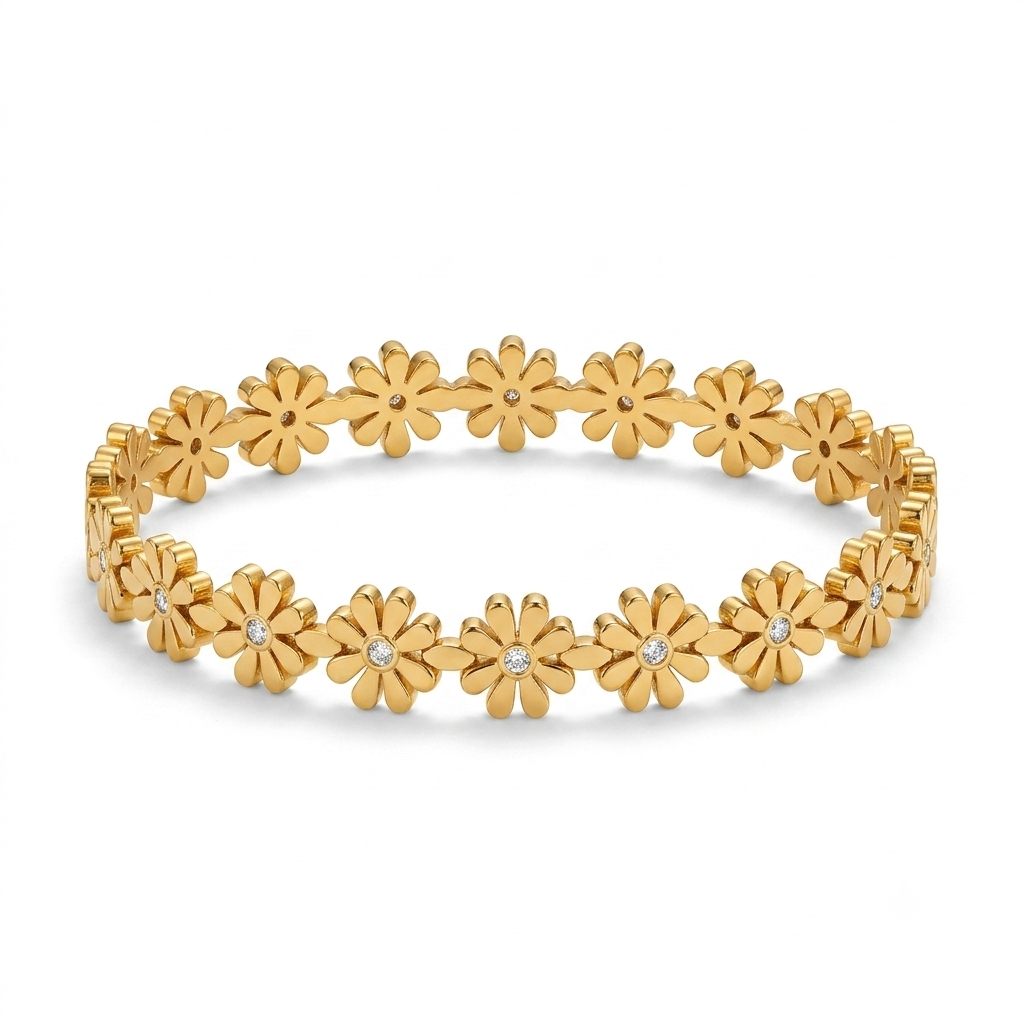 Buy Trending Flower pattern bracelet for women to wear on function