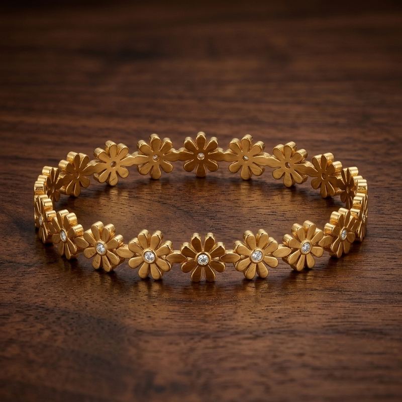 Buy Trending Flower pattern bracelet for women to wear on function