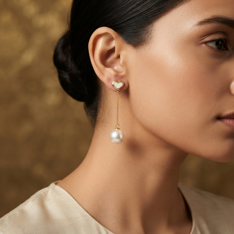 Buy latest Pearls pattern Earring For women Specially wear on ocassion