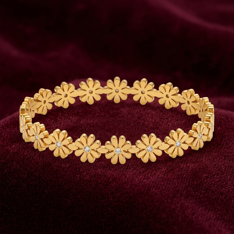 Buy Trending Flower pattern bracelet for women to wear on function