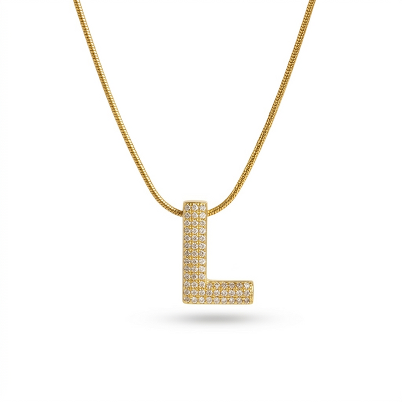 Buy Trending pattern Alphabetic Chain Pendant