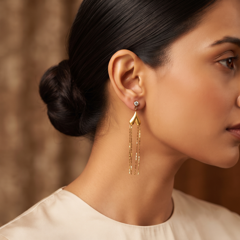 Buy Latest Trending heart Pattern earring for women