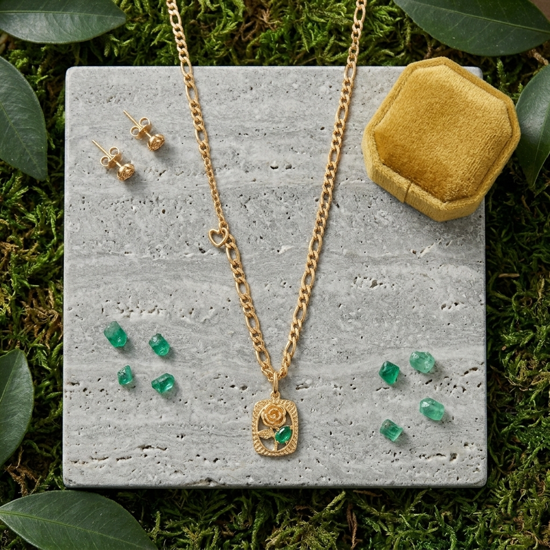 But Latest Trending Flower pattern Chain Pendant For Women