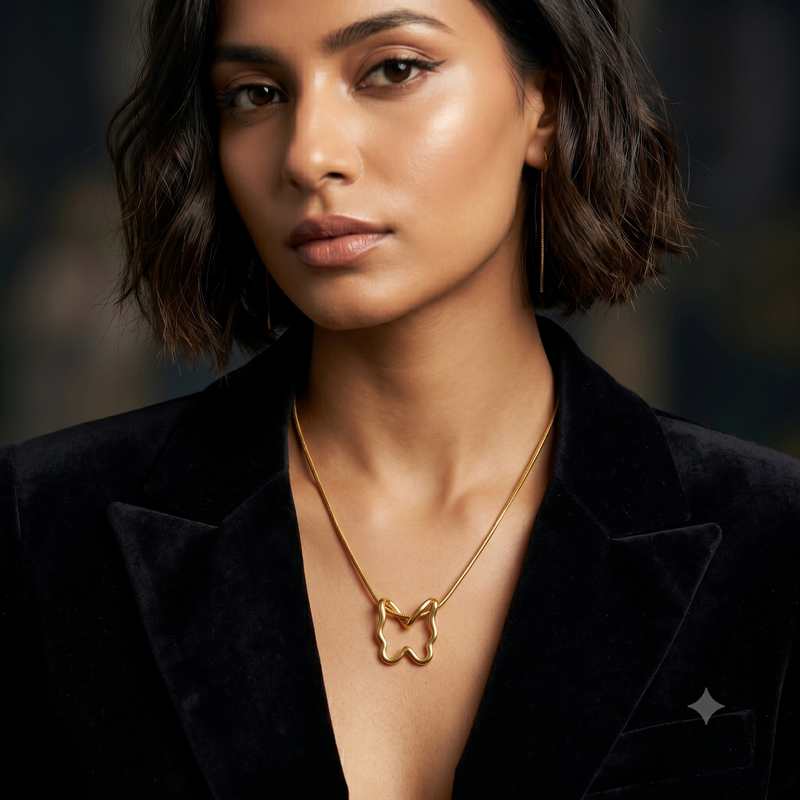 Butterfly Charm Necklace for Women – Trendy Fashion Jewelry