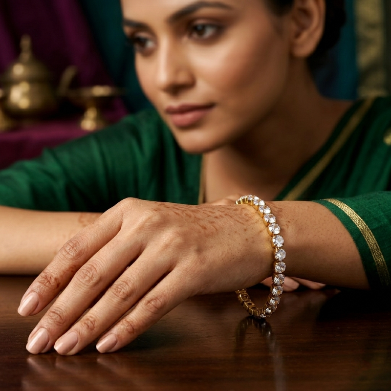 Buy Trending Diamond work Bracelet for functional Wear