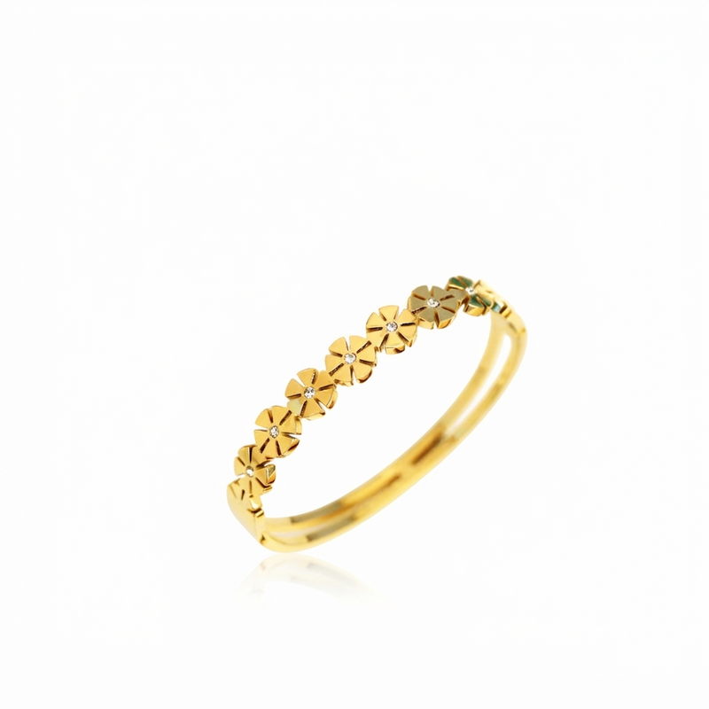 Buy Multi Flower Work Solid bracelet for women or girl