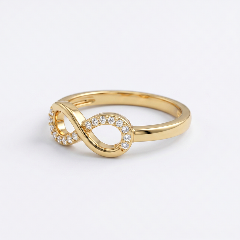 Buy Trending Diamond Work Infinity Ring For women and girl