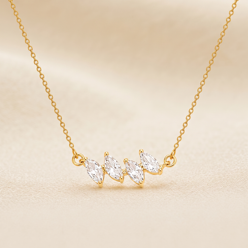 Buy Latest Trending Four Diamond Work Chain Pendant for Women