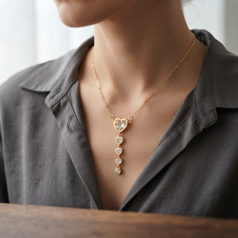 Buy Trending Pattern Heart Chain pendant for women or girl